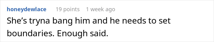 Screenshot of a social media comment discussing a man confused about his work wife sending hearts and mirror selfies. Screenshot of a social media comment discussing a man confused about his work wife sending hearts and mirror selfies.