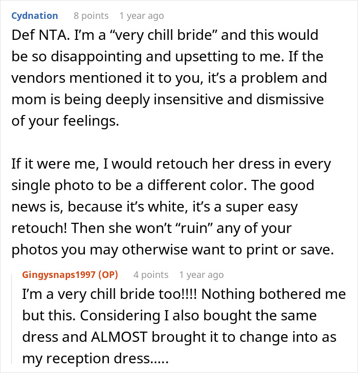 Bride horrified as cousin wears long white dress to wedding with mom’s approval, causing upset and photo retouch concerns. Bride horrified as cousin wears long white dress to wedding with mom’s approval, causing upset and photo retouch concerns.