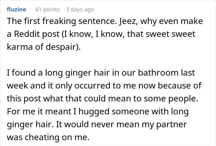 Fiancée finds another woman’s hair while cleaning, catching serial cheater red-handed in the house.