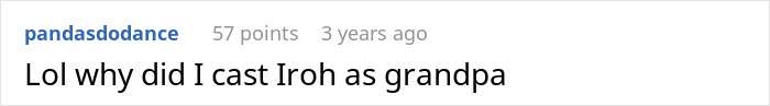Text post from an online forum with a user questioning casting Iroh as grandpa, related to golden child lost parents money crypto. Text post from an online forum with a user questioning casting Iroh as grandpa, related to golden child lost parents money crypto.