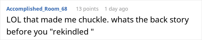 Screenshot of a Reddit comment discussing a story about a woman who trusted a friend who forgot her wallet.