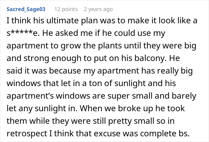 Comment discussing a woman realizing her ex might have been poisoning her after months of mysterious illness and confession. Comment discussing a woman realizing her ex might have been poisoning her after months of mysterious illness and confession.