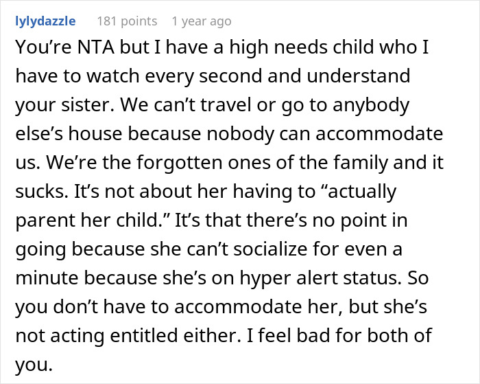 Family Drama Ensues As Lady Demands Sibling Childproof Home For Her Son, Furious When Told No
