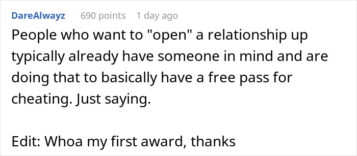 Comment discussing relationships and trust issues related to husband unattracted plastic surgery wife concerns. Comment discussing relationships and trust issues related to husband unattracted plastic surgery wife concerns.