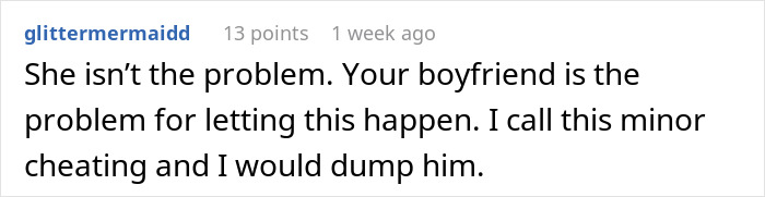 Comment about a man not understanding why his girlfriend is upset over his work wife sending hearts and mirror selfies. Comment about a man not understanding why his girlfriend is upset over his work wife sending hearts and mirror selfies.