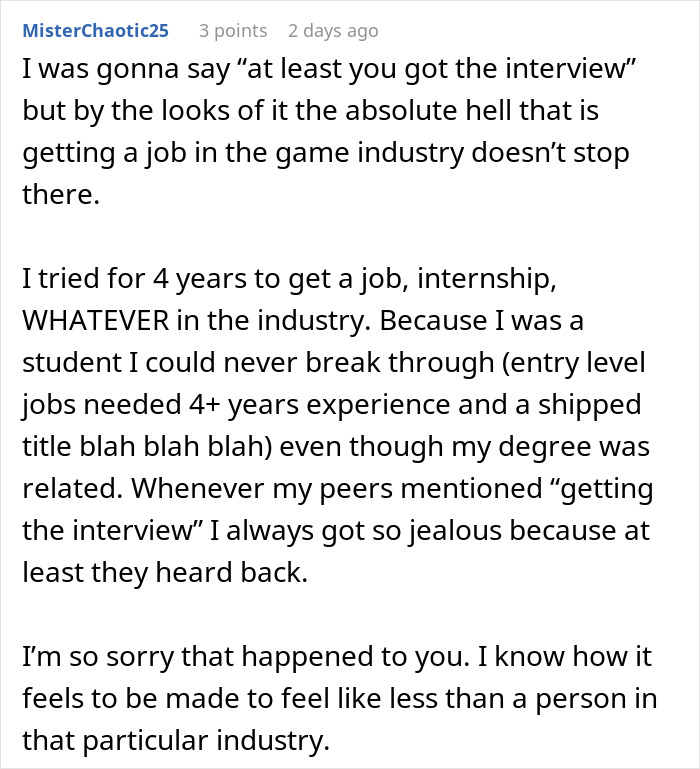 Reddit user shares experience about challenges in job hunting, highlighting frustrations before ai-scored job interview real-time tools. Reddit user shares experience about challenges in job hunting, highlighting frustrations before ai-scored job interview real-time tools.