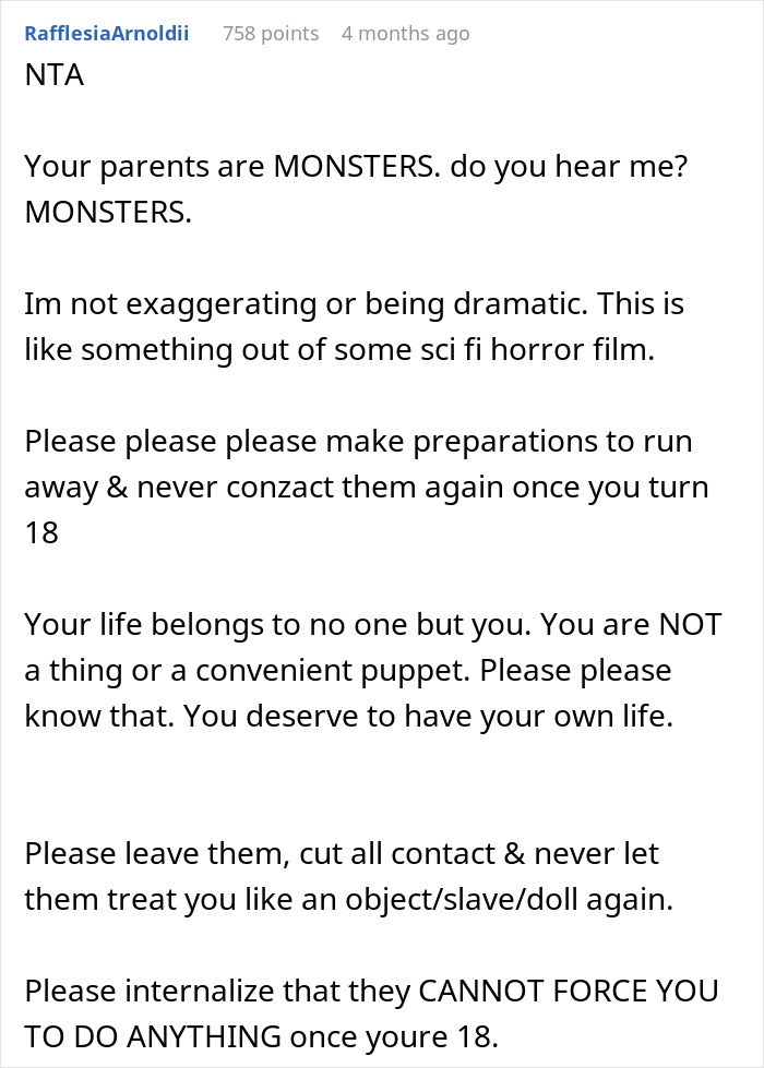 Comment warning about parents admitting to having another baby to care for their disabled son and the resulting anger. Comment warning about parents admitting to having another baby to care for their disabled son and the resulting anger.