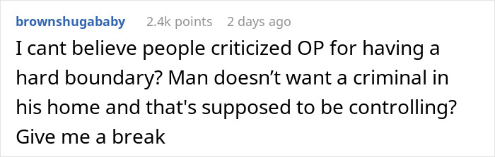 Comment about a man kicking out girlfriend and her child after secretly inviting her criminal ex into his house. Comment about a man kicking out girlfriend and her child after secretly inviting her criminal ex into his house.