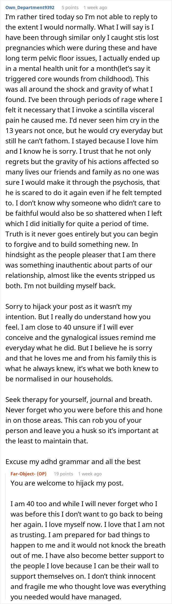 Heartbroken woman shares emotional impact of hubby’s affair haunting her, revealing his tears and lasting regret after 10 years. Heartbroken woman shares emotional impact of hubby’s affair haunting her, revealing his tears and lasting regret after 10 years.