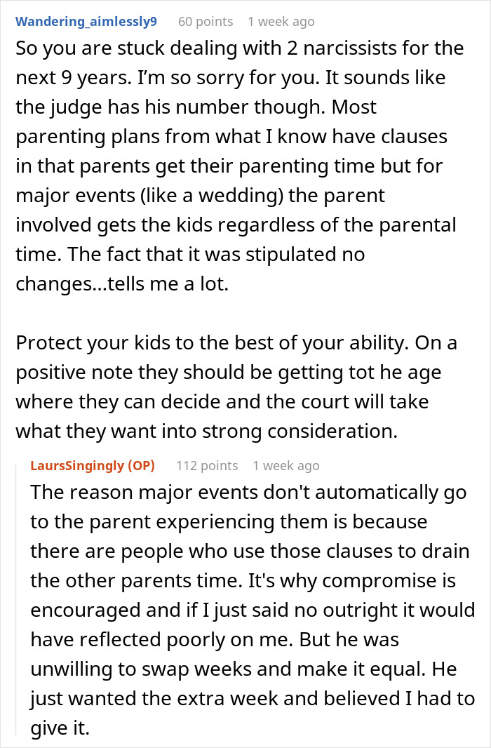 Online discussion about kids preferring bio mom over stepmom and dad struggling with infertility issues in family dynamics.