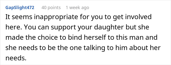 Commenter giving advice about a wife’s absentee husband wanting a third kid while her mom is concerned. Commenter giving advice about a wife’s absentee husband wanting a third kid while her mom is concerned.