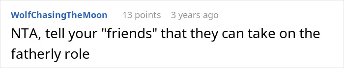 Comment text from a forum discussing a woman keeping ex’s baby and assuming male best friend will be the father figure. Comment text from a forum discussing a woman keeping ex’s baby and assuming male best friend will be the father figure.