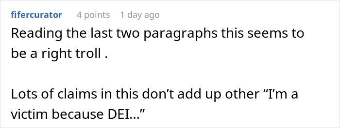 Online comment questioning if exposing management and HR to coworkers will make employee's life more difficult. Online comment questioning if exposing management and HR to coworkers will make employee's life more difficult.