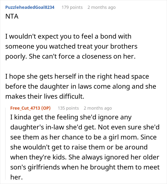 Reddit thread discussing a woman obsessed with being a bonus mom facing rejection from her stepdaughter. Reddit thread discussing a woman obsessed with being a bonus mom facing rejection from her stepdaughter.