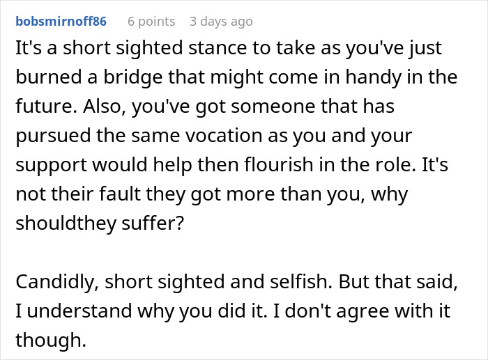 Screenshot of a forum comment discussing company pay raises and new hire salary increases in a workplace setting. Screenshot of a forum comment discussing company pay raises and new hire salary increases in a workplace setting.