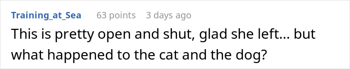 Comment on a discussion thread about a serial cheater caught red-handed after fiancée finds another woman’s hair while cleaning. Comment on a discussion thread about a serial cheater caught red-handed after fiancée finds another woman’s hair while cleaning.