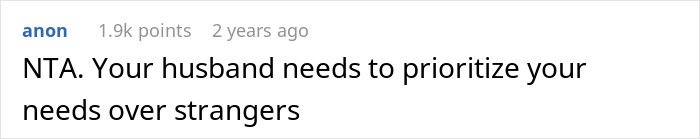 Screenshot of a forum comment where a user advises a mom of 3 to prioritize her needs over talkative neighbors. Screenshot of a forum comment where a user advises a mom of 3 to prioritize her needs over talkative neighbors.