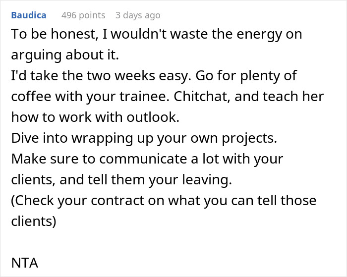 Reddit comment advising to take it easy and communicate with clients during a transition in a changing market situation. Reddit comment advising to take it easy and communicate with clients during a transition in a changing market situation.