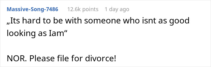Comment on social platform displaying a user’s quote about marriage, reflecting on a disturbing confession and divorce. Comment on social platform displaying a user’s quote about marriage, reflecting on a disturbing confession and divorce.