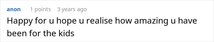 Comment expressing support for a mom who faced family challenges after kids rejected their ex-con mom. Comment expressing support for a mom who faced family challenges after kids rejected their ex-con mom.