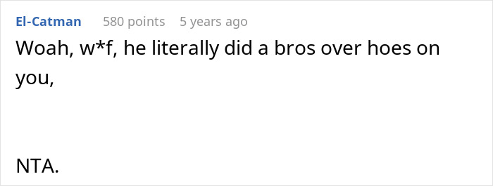 Screenshot of a user comment reacting to a guy using boys trip as a disguise for his affair and refusing to come home. Screenshot of a user comment reacting to a guy using boys trip as a disguise for his affair and refusing to come home.