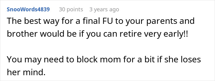 Reddit comment discussing early retirement as a way to handle family issues related to golden child lost parents money crypto. Reddit comment discussing early retirement as a way to handle family issues related to golden child lost parents money crypto.