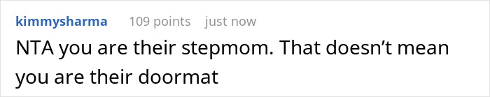 Screenshot of a comment about a stepmom hurt by how stepkids turn cruel when bio mom visits and refusing to be called mom. Screenshot of a comment about a stepmom hurt by how stepkids turn cruel when bio mom visits and refusing to be called mom.