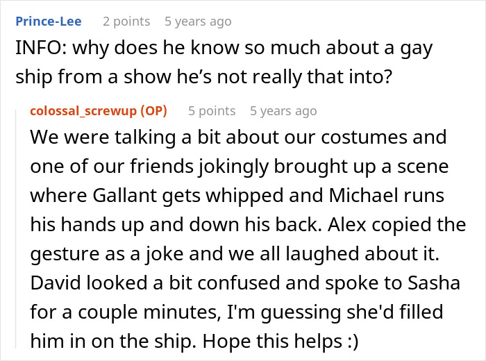 Online discussion about masculinity so fragile as guy reacts to girlfriend's friends' Halloween costume, affecting relationship dynamics. Online discussion about masculinity so fragile as guy reacts to girlfriend's friends' Halloween costume, affecting relationship dynamics.