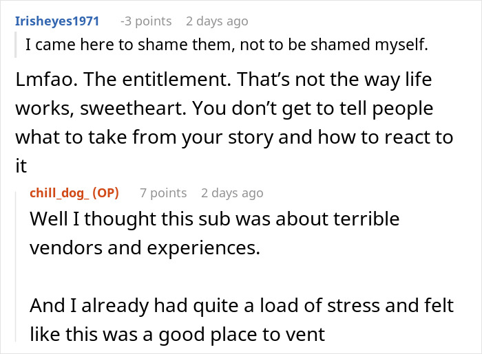 Online discussion showing a user venting about wedding vendors leaving bride with no cupcakes due to allergy concerns. Online discussion showing a user venting about wedding vendors leaving bride with no cupcakes due to allergy concerns.