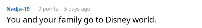 Text conversation about a family planning a separate drive to Disneyland for their visit. Text conversation about a family planning a separate drive to Disneyland for their visit.