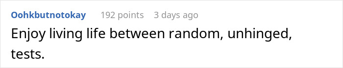 Text post on social media discussing a man rethinking his relationship after a girlfriend’s loyalty test.