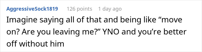 Comment on Reddit about woman rethinking her marriage after disturbing confession, with user AggressiveSock1819's advice. Comment on Reddit about woman rethinking her marriage after disturbing confession, with user AggressiveSock1819's advice.