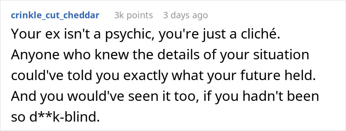 Comment on relationship struggles with a man leaving wife for a younger woman and facing harsh consequences. Comment on relationship struggles with a man leaving wife for a younger woman and facing harsh consequences.