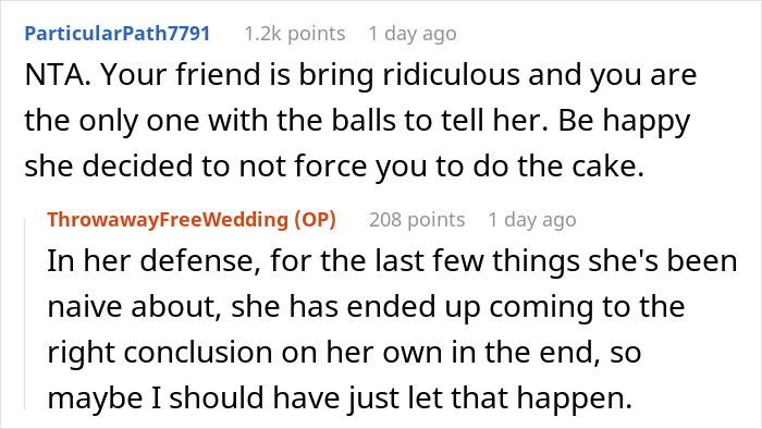 Reddit user discusses bride who tries to throw elaborate wedding without spending a cent and faces a reality check. Reddit user discusses bride who tries to throw elaborate wedding without spending a cent and faces a reality check.