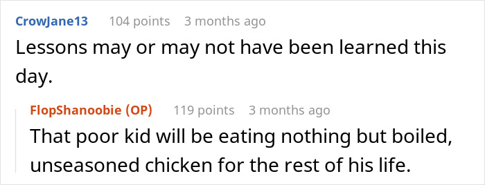 Reddit comments discussing a dad stealing a spicy chicken sandwich for his kid and the resulting chaos. Reddit comments discussing a dad stealing a spicy chicken sandwich for his kid and the resulting chaos.