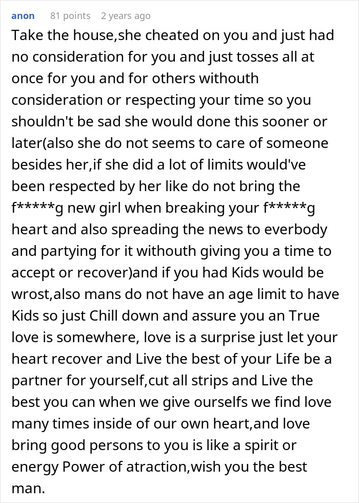 Comment expressing heartbreak and advice after learning fiancée loves her friend and was a placeholder for real love. Comment expressing heartbreak and advice after learning fiancée loves her friend and was a placeholder for real love.