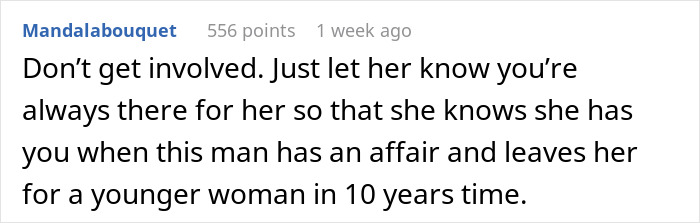 Screenshot of a Reddit comment discussing issues with an absentee husband and an affair causing family concerns. Screenshot of a Reddit comment discussing issues with an absentee husband and an affair causing family concerns.