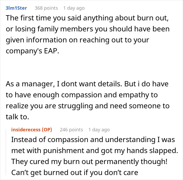 Reddit comments highlight toxic bosses banning talks about burnout, creating a hostile work environment and damaging employee well-being. Reddit comments highlight toxic bosses banning talks about burnout, creating a hostile work environment and damaging employee well-being.