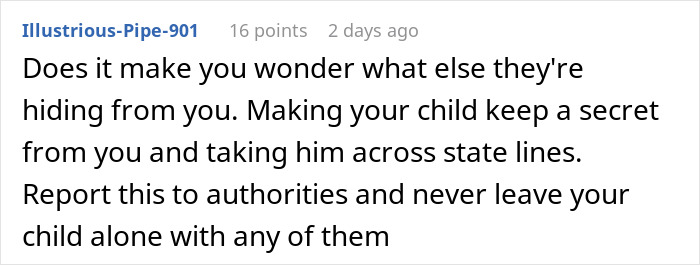 Comment about family drama and concerns after ancestry tests, warning about nosy mother crossing personal boundaries. Comment about family drama and concerns after ancestry tests, warning about nosy mother crossing personal boundaries.