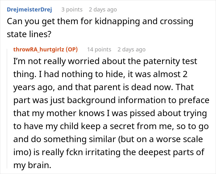 Reddit user discusses family conflict over ancestry tests and privacy, highlighting nosy mother crossing personal boundaries.