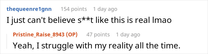 Screenshot of online conversation where a woman rethinks her marriage after husband’s disturbing confession shared in text comments. Screenshot of online conversation where a woman rethinks her marriage after husband’s disturbing confession shared in text comments.