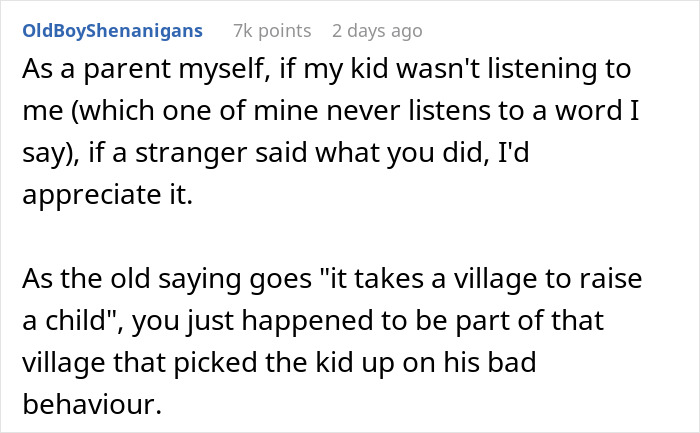Reddit comment discussing a man telling a disruptive kid on a plane to shut up, upsetting the mom. Reddit comment discussing a man telling a disruptive kid on a plane to shut up, upsetting the mom.
