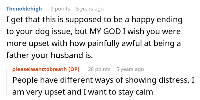 Alt text: Text conversation showing frustration over manchild playing games while son cries and wife plans console trash day. Alt text: Text conversation showing frustration over manchild playing games while son cries and wife plans console trash day.