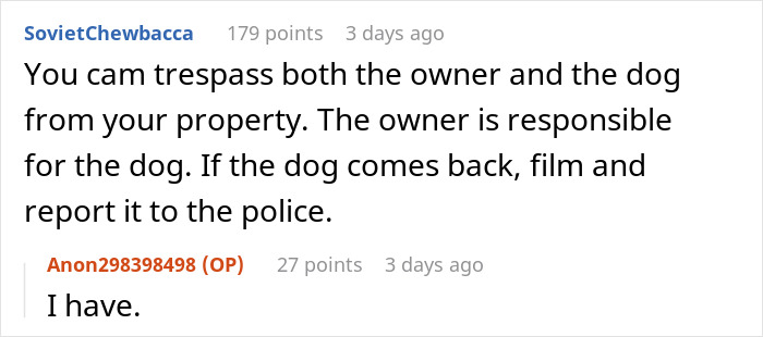 Online forum discussion about HOA board member refusing pet ownership rules and neighbor involving police. Online forum discussion about HOA board member refusing pet ownership rules and neighbor involving police.