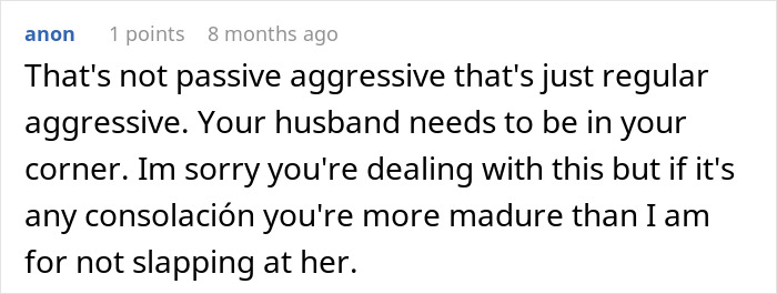 Comment on rude MIL behavior, a husband feeling his wife is going too far after years of bad treatment from mother-in-law. Comment on rude MIL behavior, a husband feeling his wife is going too far after years of bad treatment from mother-in-law.