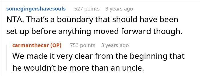 Reddit conversation discussing boundaries after a guy helps sister-in-law conceive using IVF. Reddit conversation discussing boundaries after a guy helps sister-in-law conceive using IVF.