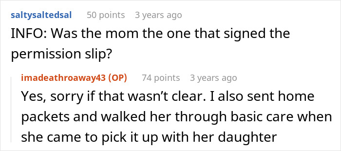 Screenshot of an online discussion about a teacher giving kids hermit crabs as pets and facing backlash after one dies. Screenshot of an online discussion about a teacher giving kids hermit crabs as pets and facing backlash after one dies.