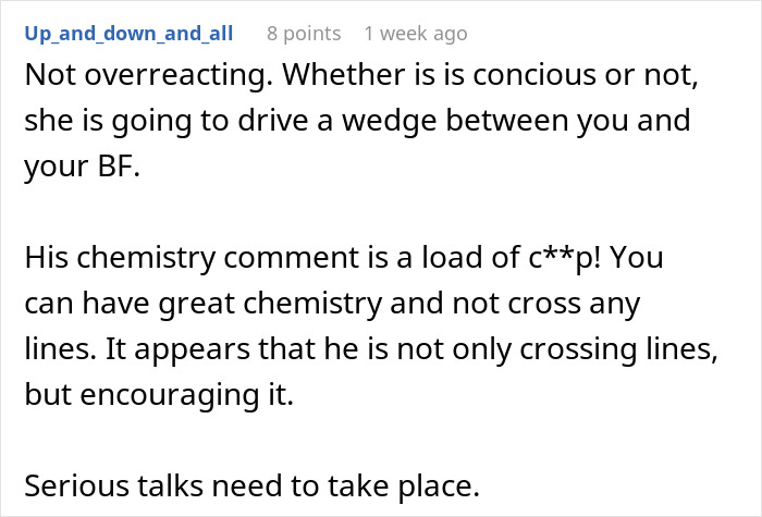 Screenshot of a Reddit comment discussing relationship issues involving a work wife sending hearts and selfies. Screenshot of a Reddit comment discussing relationship issues involving a work wife sending hearts and selfies.