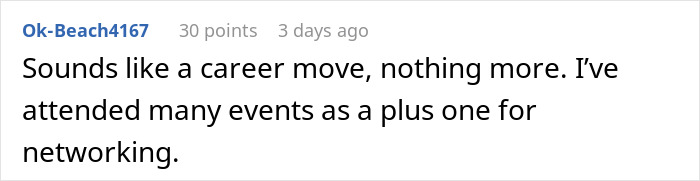 Woman attends gala with client as date, leaving husband confused and questioning their relationship. Woman attends gala with client as date, leaving husband confused and questioning their relationship.