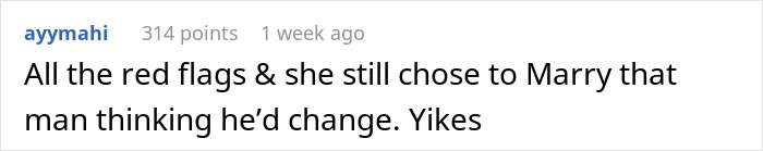 Screenshot of a social media comment highlighting red flags about a slacker hubby avoiding care after wife’s surgery. Screenshot of a social media comment highlighting red flags about a slacker hubby avoiding care after wife’s surgery.